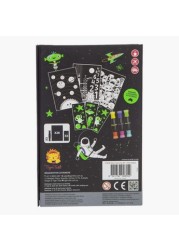 Tiger Tribe Outer Space Neon Colouring Set