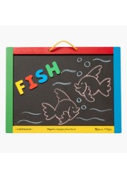 Melissa & Doug Magnetic Chalkboard Dry-Erase Board