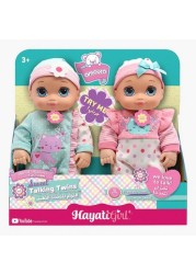 Hayati Baby Amoura Sweet Talking Twins Doll Playset - 10 inches