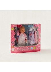 Juniors Early Days Dress up and Play Baby Doll - 40 cms