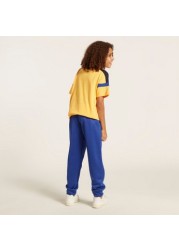 Reebok Graphic Print T-shirt and Jog Pants Set