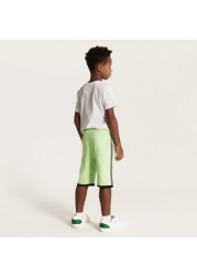 Juniors Solid Shorts with Drawstring Closure and Pockets