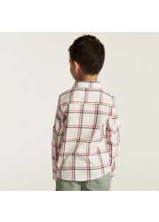 Lee Cooper Checked Shirt with Long Sleeves