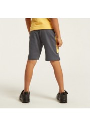 Juniors Panelled Shorts with Pockets and Drawstring Closure