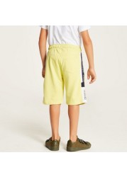 Kappa Panelled Shorts with Drawstring Closure