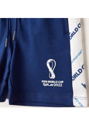 FIFA Panelled Shorts with Drawstring Closure and Pockets