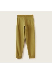 Juniors Solid Knit Pants with Pockets and Drawstring Closure