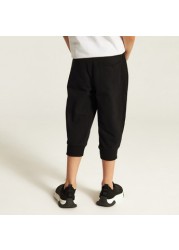 Juniors Solid Joggers with Drawstring Closure and Pockets