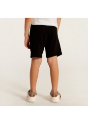 PUMA Printed Shorts with Elasticised Waistband and Pockets