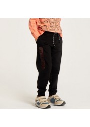 Garfield Print Sweatshirt and Jog Pants Set