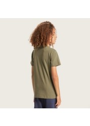 PUMA Graphic Print T-shirt with Short Sleeves