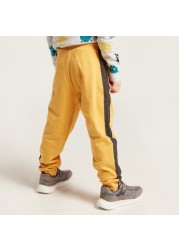 Juniors Solid Knit Pants with Pockets and Side Tape Detail