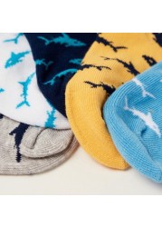 Gloo Printed Ankle Length Socks - Set of 5