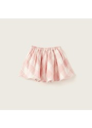 Giggles Checked Skirt with Elasticated Waistband