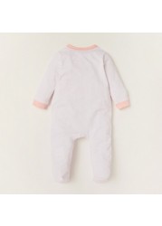 Giggles Printed Closed Feet Sleepsuit with Long Sleeves