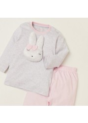 Juniors Solid T-shirt and Pyjama Set