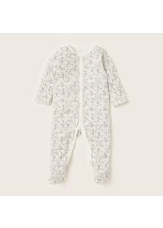 Juniors Printed Sleepsuit with Long Sleeves - Set of 3