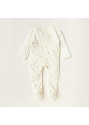 Juniors Printed Sleepsuit with Long Sleeves