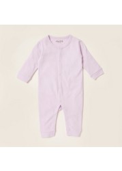 Juniors Solid Open Feet Sleepsuit - Pack of 2