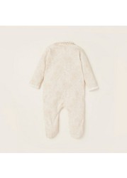 Giggles All-Over Printed Closed Feet Sleepsuit with Long Sleeves