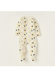 Juniors Printed Sleepsuit with Long Sleeves - Set of 3