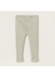 Juniors Textured Leggings with Elasticised Waistband