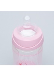 Sauvinex Feeding Bottle with Pacifier and Chain