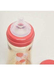 Mother-K Printed Feeding Bottle with Cap - 280 ml