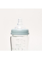 Giggles Printed Glass Feeding Bottle - 200 ml