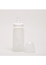 Giggles Glass Feeding Bottle with Silicone Sleeve - 120 ml