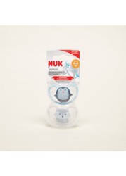 NUK Space 2-Piece Printed Soother - 0-6 Months