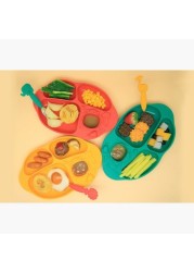 Marcus & Marcus Ollie Yummy Dips Suction Divided Plate