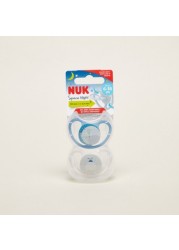 NUK Space Night 2-Piece Soothers - 6-18 Months
