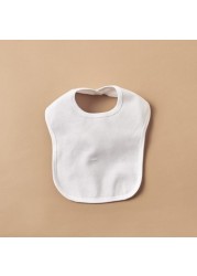 Juniors Ribbed Bib with Snap Button Closure