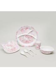 Hello Kitty Print Section Plate - 10 inches