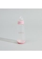 Bebecom Plastic Feeding Bottle Silicone Nipple - 250 ml