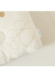 Juniors Bunny Shaped Pillow with Embroidery and Applique Detail