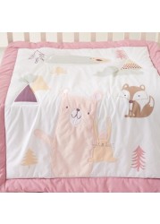 Juniors Applique Detailed Comforter and Pillow Set