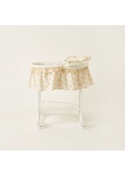 Juniors Printed Bassinet with Canopy