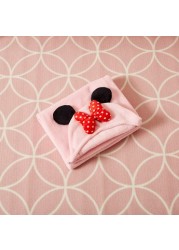 Minnie Mouse Embroidered Blanket with Hood – 78x95 cms