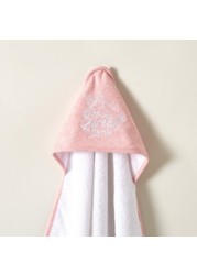 Giggles Textured Hooded Towel - 76x66 cms