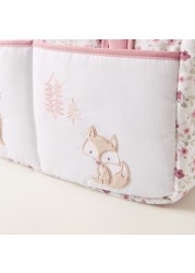 Juniors Printed Diaper Bag with Zip Closure