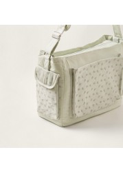 Giggles Printed Diaper Bag with Adjustable Strap