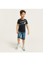 Lee Cooper Logo Print T-shirt and Shorts Set