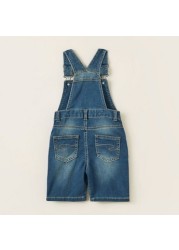 Lee Cooper Denim Dungarees with Pocket Detail