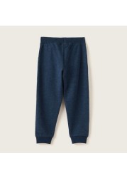 Juniors Solid Jog Pants with Pockets and Drawstring Closure