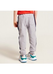 Lee Cooper Printed Knit Pants with Drawstring Closure