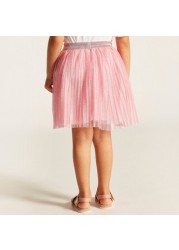 Sanrio Pleated Skirt with Elasticised Waistband