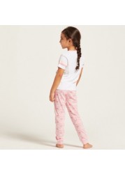 Sanrio Printed Short Sleeves T-shirt and Pyjama Set