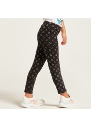 Expo 2020 Print Leggings with Elasticated Waistband